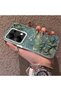 Poco M6 Pro 4g Compatible Retro Oil Painting Apricot Blossom Pattern Case, Full Lens Protection - 2