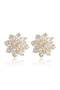 Flower Stud Earrings - 4