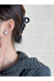 Faux Pearl Star Stud Earrings - 4