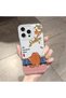حافظة من السيليكون الشفاف متوافقة مع هاتف iPhone 15 Pro Max، مزودة بطباعة جمالية مضادة للصدمات منقوش - 2