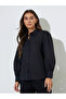 Black Solid Puff Long Sleeves Regular Fit Shirt - 3