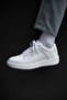 Terry Model Genuine Leather Handmade White Sneakers Shoes - 3