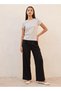 Basics Flexi Waist Pleated Soft Touch Trousers - 4