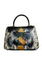 Multi Color Python Leather Women's Hand Bag - 4