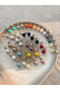 Embellished Dangle Earrings - 2