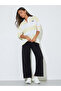 Multi-Color Striped Bow Embroidered Long Sleeves Polo T-Shirt - 2