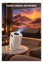 Coolita V2 Smart Mini Projector, FHD/UHD Content Support, Wireless Screen Mirroring, Flexible Rotating Stand, Compatible with Android, iOS, Windows, Laptop and Smartphone, Remote Control, UK Plug, Whi - 2