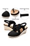 HARENCE Hawsd9558 womens Wedge Sandal - 3