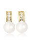 Faux Pearl Stud Earrings - 4