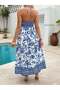 Rochie maxi, mix de culori - M - 2