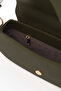 Baguette Khaki Bag with Buckle Closure 0068 - 2