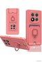 Spt-Gld Newface Redmi Note 14 Pro 4g Case Zuma Silicone with Business Card Holder and Ring (125930) - Pink