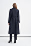 Lace-Up Belted Diamond Patterned Navy Blue Giy Çık 13994 - 6