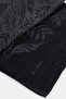 Leaf Patterned Night Black Shawl 0054 - 2