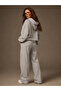 Unisex Women's Men's Unprinted Sweatshirt Oversize 3 Thread Hooded Hoodie and Baggy Sweatpants - 4