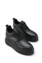 Mira Alba 8 cm Hidden Heel Women's Sneaker 0012502 Black Skin - 3