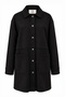 Suede Black Jacket with Snap Pockets 0195 - 3
