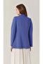 Double-Breasted Collar Single Button Blazer Violet Jacket 0070 - 3