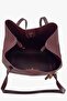 67-8146 Women's Burgundy Shoulder and Shoulder Bag - 7