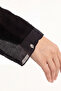 Asymmetrical Belted Flowy Black Suit 1878 - 3