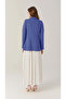 Double-Breasted Collar Single Button Blazer Violet Jacket 0070 - 4