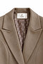 Single Button Suede Blazer Mink Jacket with Flap Pockets 0070 - 3