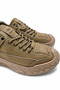 Khaki 100% Leather Men's Casual Sports Shoes |   Eva Sole Full Mold |   Smart Lace-Up Full Orthopedic |   Modern Casual Men's Sneaker Shoe Model for Comfortable and Comfortable Daily Use |   City Style Daily - 3