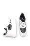 Mira Alba 8 cm Hidden Heeled Women's Sneaker 0012502 White Black Skin - 4