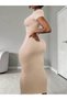 Rochie maxi, bej - XL - 5