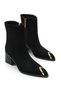 Carina Alba Women's Pointed Toe Heeled Boots 00124000 Black Suede