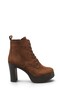 Celeste Mina Women's Heeled Boots 00122510 Brown Suede - 6