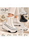 26K336 Filled Heel Patent Leather Boots - 4