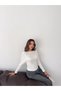 Waist-Cinched Viscose Fabric Blouse - 2