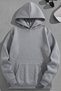 Unisex 3 Thread Cotton Gray Wildandfree Print Loose Fit Sweatshirt Hoodie - 2