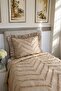Ruffle Sementina 2 Piece Single Pique Set Beige - 2