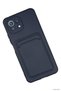 Spt-Gld Newface Mi 11 Case Kelvin Silicone with Business Card Holder (141850) - Navy Blue - 2