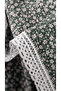 Cotton Viscose Front Zipper Lace Detailed Practical Women's Prayer Dress with Self-Scarf - 5