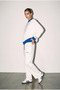 Stylish Sports Tracksuit Set Red Detailed Oversize Two-Piece Set - 3