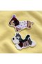 Girl's Dog Embroidered Suit - 3