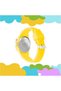Round Stylish Analog Watch for Kids 7 Multicolor LED Lights Rotating Bezel 30M Water Resistant-Yellow - 3