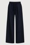 Women's Slim Waist Elastic Low Waist Wide Leg Sweatpants Al-22182 - 5
