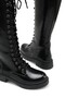 Nova Clara Women's Boots 0012399 Black Wrinkled Patent Leather - 4