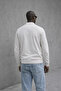 Men's Hakim Collar Winter Ecru Sweatshirt - 6