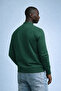 Men's Hakim Collar Winter Green Sweatshirt - 6