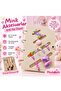 Girl's Hair Accessory Organizer Bag Earrings Hairpin Crown Rubber Bandana Organizer Cream - 3
