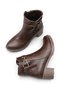 Alya Nina Women's Heeled Boots 0012742 Brown Skin - 4