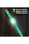 Round Stylish Analog Watch for Kids 7 Multicolor LED Lights Rotating Bezel 30M Water Resistant -Green - 5