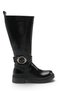 Vega Gala Women's Boots 0012366 Black Wrinkled Patent Leather - 4