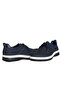 Navy Blue Leather Men's Casual Shoes - 3