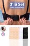 3-Piece Bra Extension Clip – Adjustable Multiplier with 2-3-4 Hooks, Flexible Extension Piece, Multi-Color